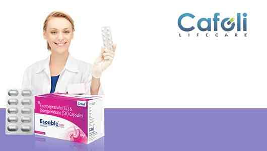Esoable DSR Capsule at the best price in the Gastrointestinal Care Pharma Franchise for Nausea Relief, Acid Reduction